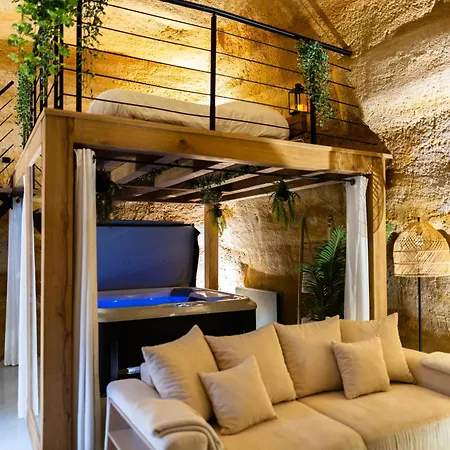 Troglodyte & Prive - Luxe Et Detente * Doué-la-Fontaine