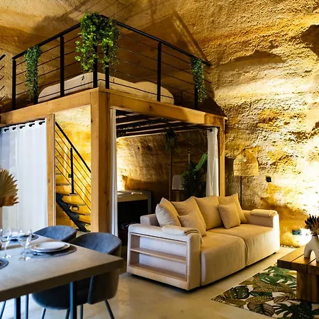 Apartment Le Temps Suspendu, Troglodyte & Prive